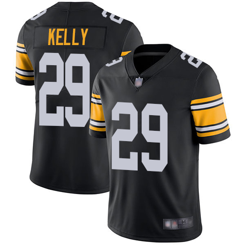 Men Pittsburgh Steelers Football #29 Limited Black Kam Kelly Alternate Vapor Untouchable Nike NFL Jersey->pittsburgh steelers->NFL Jersey